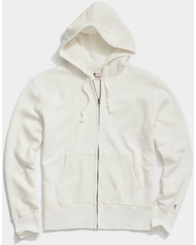 Todd Synder X Champion Midweight Full Zip Hoodie - White