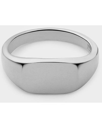 Miansai Arden Ring In Sterling Silver - White