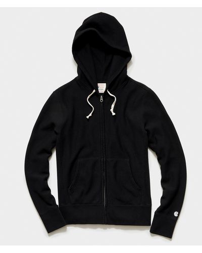 Todd Synder X Champion Midweight Full Zip Hoodie - Black