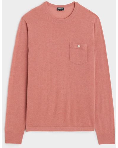 Todd Synder X Champion Cashmere Pocket Tee - Pink