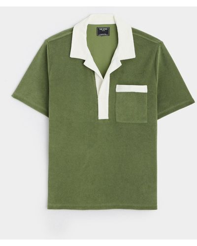 Todd Synder X Champion Terry Pocket Polo - Green