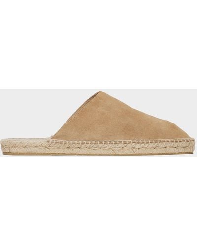 Todd Synder X Champion Suede Espadrille Mule - Natural