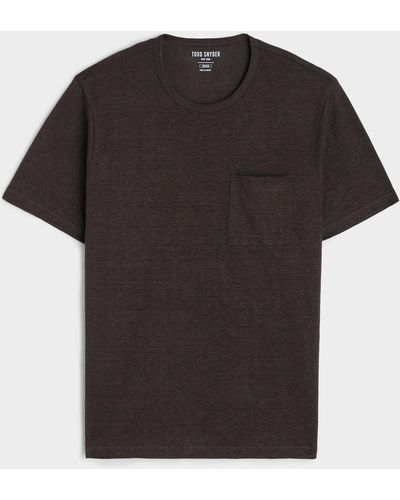 Todd Synder X Champion Linen Jersey T-shirt - Black
