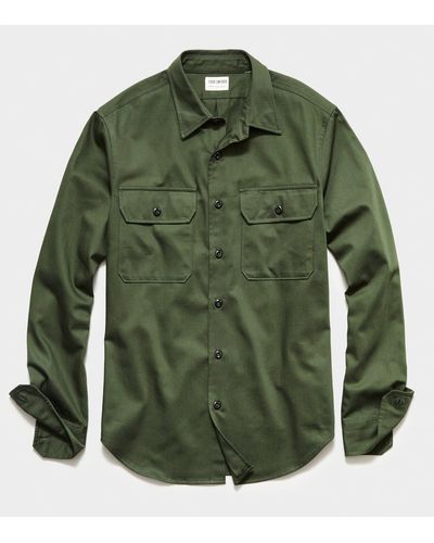 Todd Synder X Champion Two Pocket Utility Shirt - Green