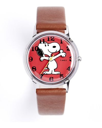 Timex Timex X Peanuts Snoopy Watch 34mm - Red