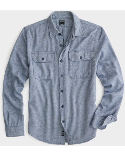 Todd Synder X Champion Flannel Utility Shirt - Blue