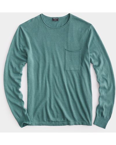 Todd Synder X Champion Linen Shore Sweater - Green