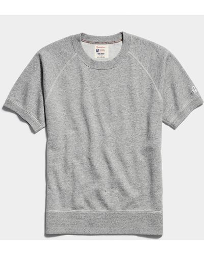 Todd Synder X Champion Midweight Short Sleeve Sweatshirt - Grey