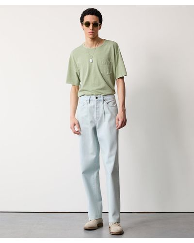 Todd Synder X Champion Relaxed Pleated Selvedge Jean - White
