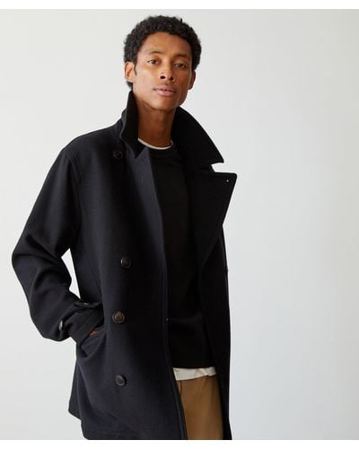 Todd Synder X Champion Italian Wool Cashmere Peacoat - Black