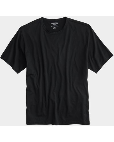 Todd Synder X Champion Oversized Luxe Jersey Tee - Black