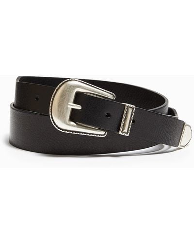Anderson's Leather Western Belt - Black