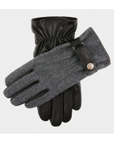 Dents Men's Fingerless Leather Driving Gloves