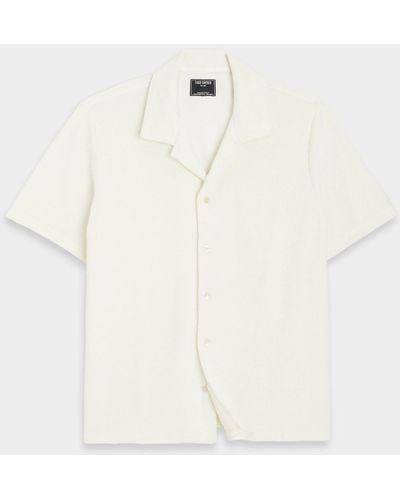 Todd Synder X Champion Terry Cabana Polo Shirt - White