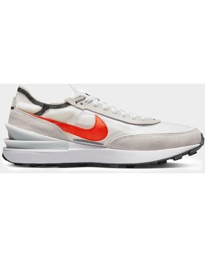 Nike Waffle One White / Picante Red