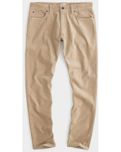 Todd Synder X Champion Slim Fit 5-pocket Corduroy Pant - Natural