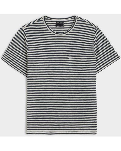 Todd Synder X Champion Striped Linen Jersey T-shirt - Multicolor