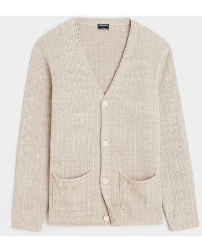 Todd Synder X Champion Linen-cotton Cardigan - Natural