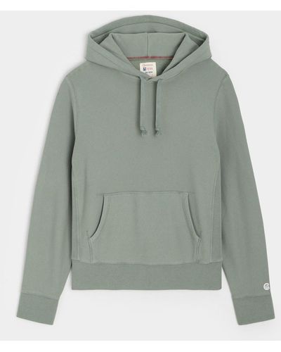 Todd Synder X Champion Midweight Popover Hoodie Sweatshirt - Green