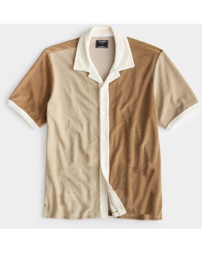Todd Synder X Champion Terry Cabana Beach Polo - Natural