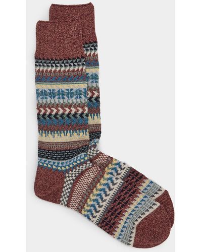 Chup Socks Chup Dry Valley Cotton Sock - Red
