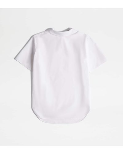 Tod's Camicia in Cotone - Bianco