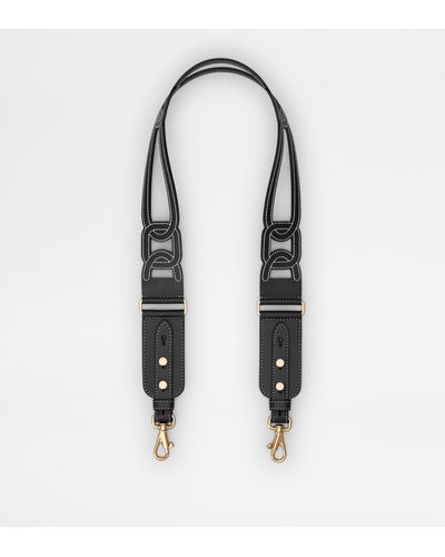 Tod's Kate Shoulder Strap In Leather - Black