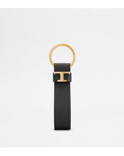 Tod's Key Holder In Leather - Multicolour