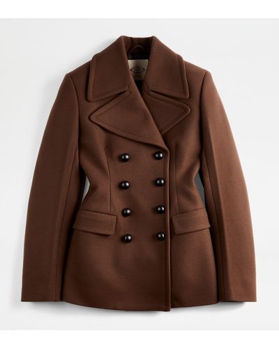 Tod's Peacoat - Braun