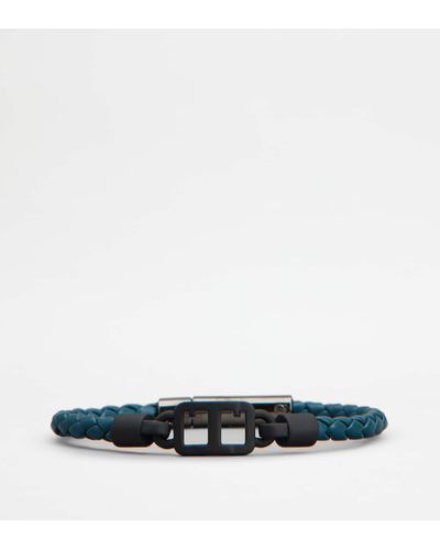 Tod's Bracelet In Leather - Blue