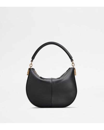 Tod's Borsa Hobo T Case in Pelle Mini - Nero