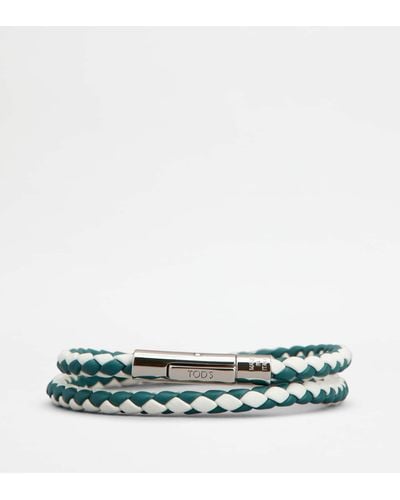 Tod's Mycolors Bracelet In Leather - Green