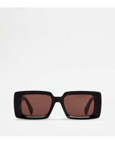 Tod's Squared Sunglasses - Brown