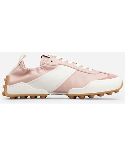 Tod's Trainers In Leather - Pink