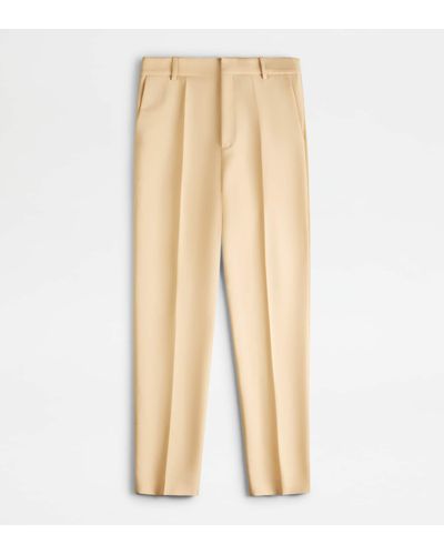 Tod's Classic Trousers - Natural
