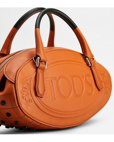 Tod's Bauletto-Tasche Mini aus Leder - Orange