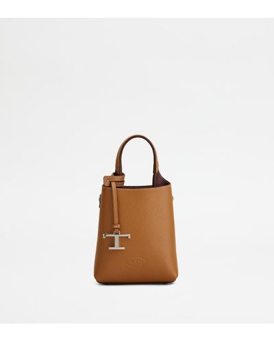 Tod's Micro Bag en Cuir - Marron