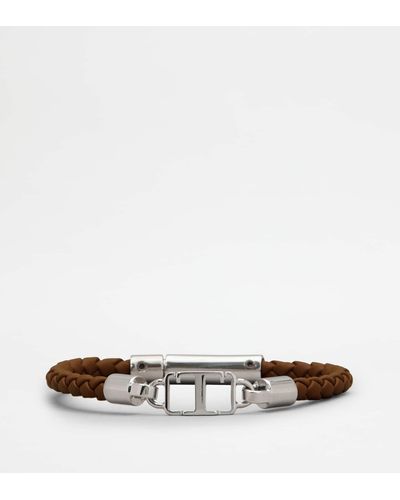 Tod's Bracelet In Leather - White