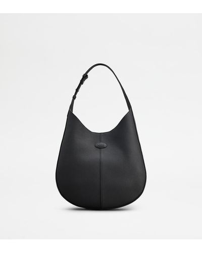 Tod's Di Bag Hobo in Pelle Piccola - Nero