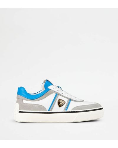 Tod's Sneakers en Cuir - Bleu