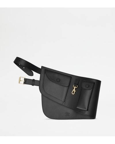 Tod's Utility Belt In Leather - Black