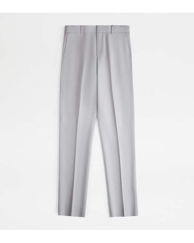 Tod's Pantalon Classique - Blanc