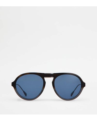 Tod's Faltbare Sonnenbrille - Blau
