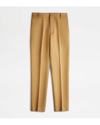 Tod's Classic Trousers - Natural