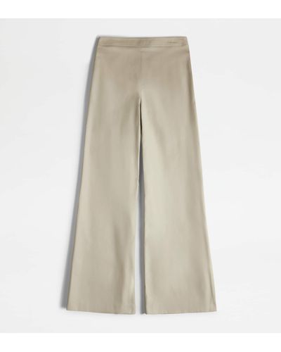 Tod's Palazzo Trousers - Natural