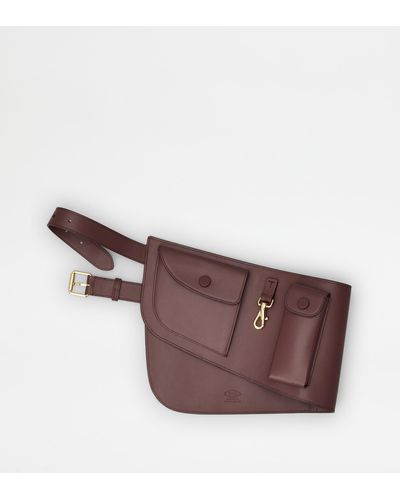 Tod's Utility Belt In Leather - Brown