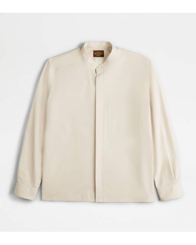 Tod's Shirt In Cotton - Natural
