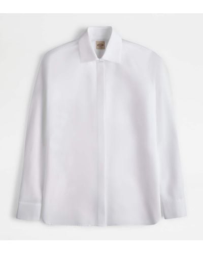 Tod's Shirt In Cotton - White