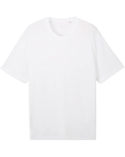 Tom Tailor Plus - Piqué T-Shirt - Weiß