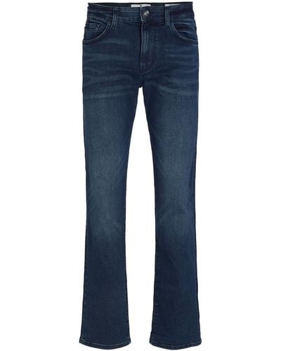Tom Tailor Marvin Straight Jeans mit Taschendetails - Blau